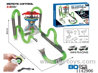 R/C DIY Castle Time Pipeline Car includes battery