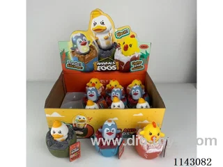 Moe Moe Eggs Pinch and Shout (Chicken, Penguin, Duck) 12pcs with Lights