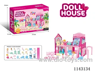 Fantasy Princess Theme House with Lights (Folding Storage Model)
