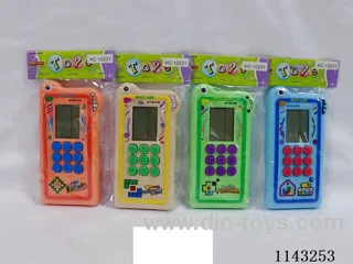 Tetris game machine "AA batteries 2 PCS not included".