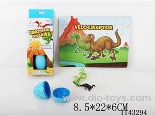 8 Mixed Dinosaur Egg Puzzles