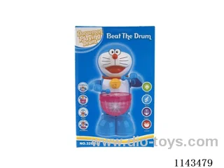 Electric Swinging Drumming Little Blue Cat