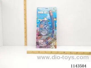 Diving Goggle Tube Set (Yellow, Blue & Green Mixed Colours)