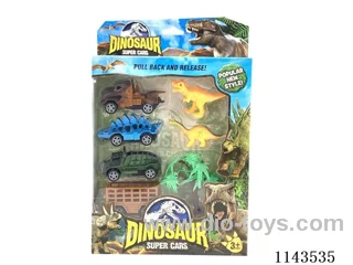 pull back dinosaur car
