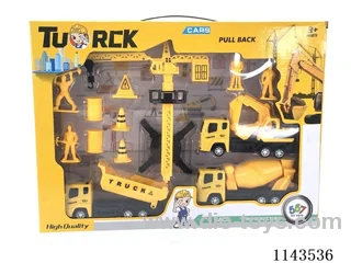 pull back Engineering Vehicle Set