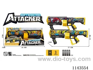 Soft bullet gun