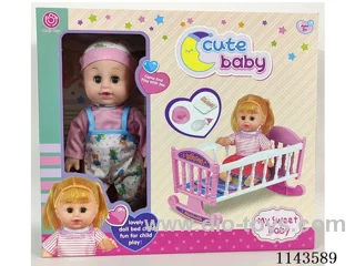 (GCC) 14 inch doll with 6 sound IC -package 3 * AG13 battery