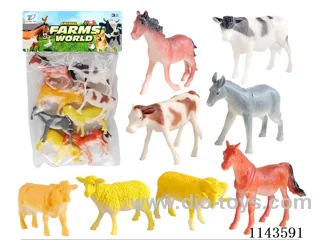PVC simulation farm animals
