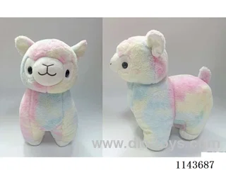 47cm Camouflage Pink Alpaca Plush Doll
