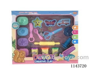 Coloured clay set