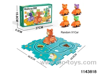 Electric Cartoon Puzzle Railcar