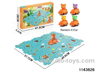 Electric Cartoon Puzzle Railcar