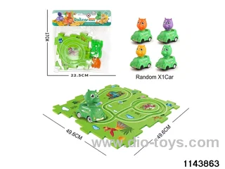 Electric Dinosaur Puzzle Rail Car