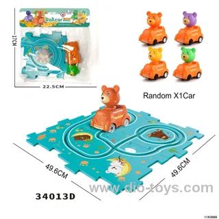 Electric Cartoon Puzzle Railcar
