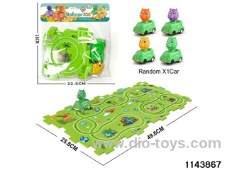 Electric Dinosaur Puzzle Rail Car