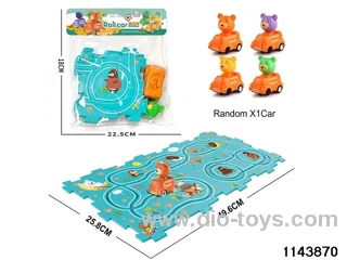 Electric Cartoon Puzzle Railcar