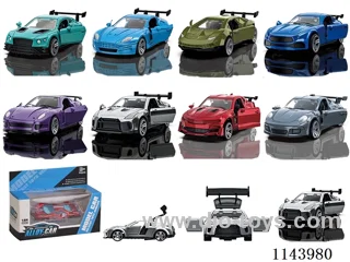 1:60 pull back alloy car