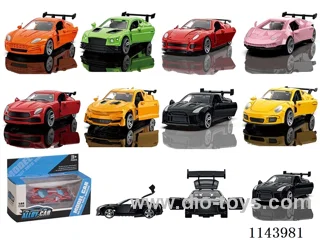 1:60 pull back alloy car