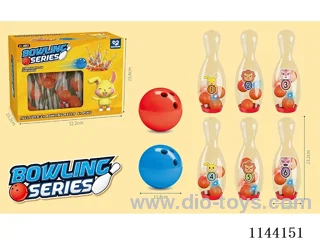 Bowling (6 bottles 2 balls 23CM) with lights