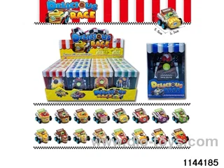 foodstuffs pull back car