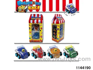 foodstuffs pull back car