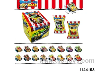 foodstuffs pull back car