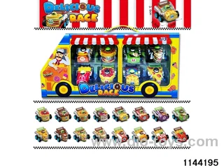 foodstuffs pull back car