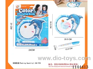Doodle colour changing water canvas + brushes