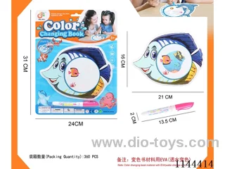 Doodle colour changing water canvas + brushes