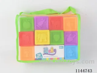 Soft plastic blocks 10pcs