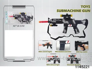 Electric gun (with light music + vibration + infrared)