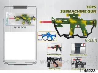 Electric gun (with light music + vibration)
