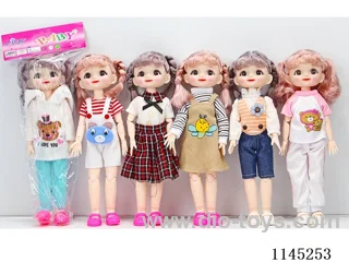 12’ Solid 13 Articulated 3D-2 Hair Mixed Expression Doll Various Mixes