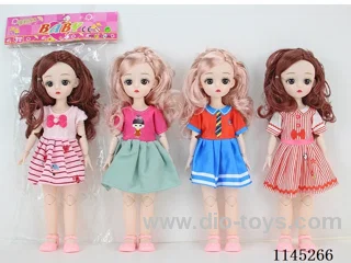 12’ 30cm 23 jointed 3D doll with butterfly wings mixed bag