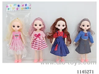 8’ 20cm 13 jointed 3D dolls mixed bag