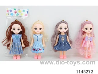 6’ 16cm 5 jointed 3D dolls mixed bag