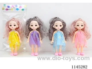6’ 15cm 5 jointed solid 3D dolls mixed bag