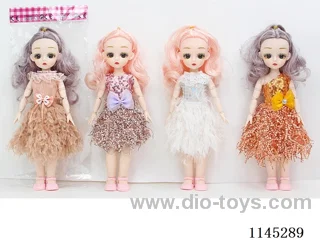 12’ 30cm 21 jointed solid 3D dolls mixed bag