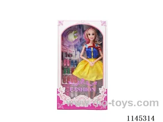 11.5’ 11 jointed solid Barbie with shoes accessories