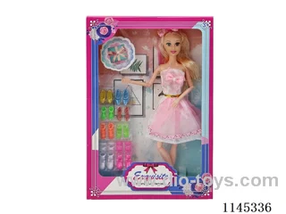 11’ 11 jointed solid Barbie