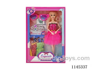 11’ 11 jointed solid Barbie