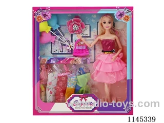 11’ 11 jointed solid Barbie