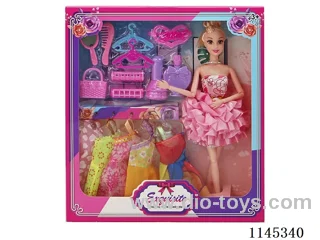 11’ 11 jointed solid Barbie