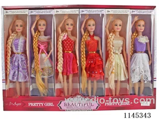 11.5’ 30cm 11 Jointed Solid Barbie (Pack of 12)