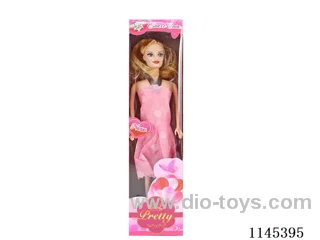 11.5’ 27cm 5 jointed solid body colour print eye barbie