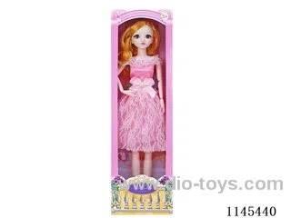 22’ 54cm 21 joints solid body with live eyes Barbie