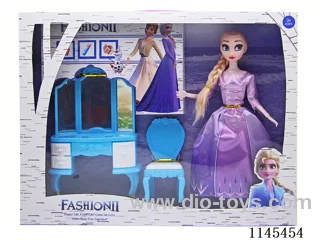 11.5’ Solid 9 Jointed Doll with Dresser
