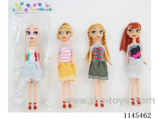 9’ 24cm 5 jointed solid coloured eyes dolls mixed bag