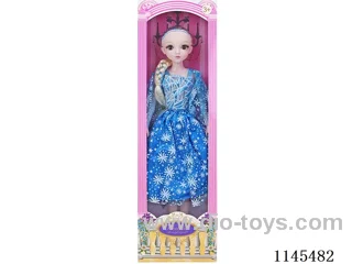 22’ 52cm 5 jointed hollow body with live eyes musical doll