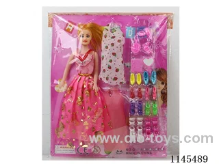 Empty body Barbie with plate shoes